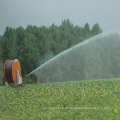 sistema de riego de carrete de manguera potable con bomba de agua